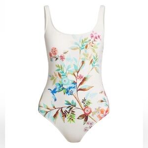 JOHNNY WAS-Lei Floral Tank- One-Piece Bathing Suit